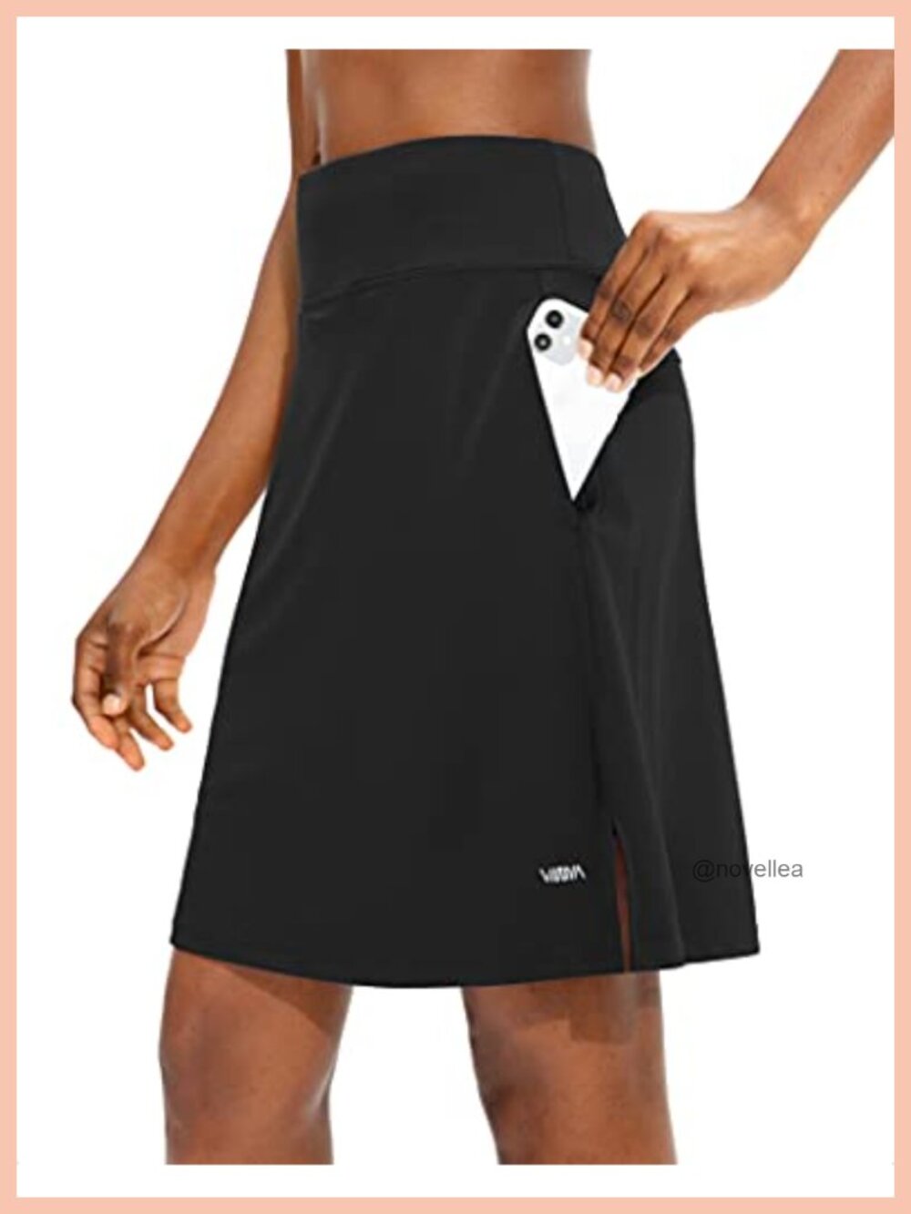 20" Knee Length Skorts UPF50+ Athletic Tennis Golf Skirt with Pockets